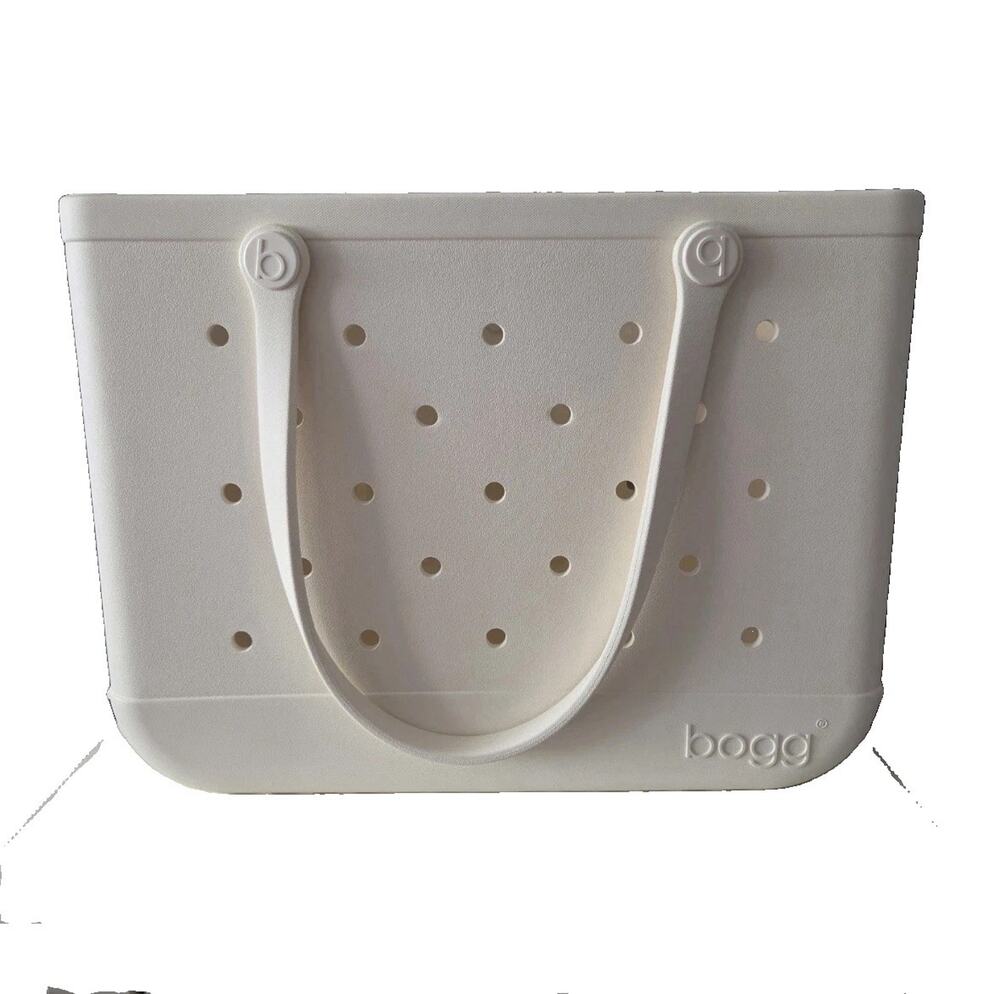 NWT Original Bogg Bag LARGE Tote White Washable Beach Bag L/XL 19x14x9